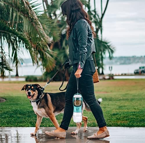 Cibaabo Dog Water Bottle Portable with Food Container & Filter for Travel