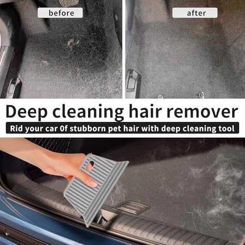 Pet Hair Remover 3-Pack,Dog Cat Fur Removal Tool,Portable Carpet Scraper