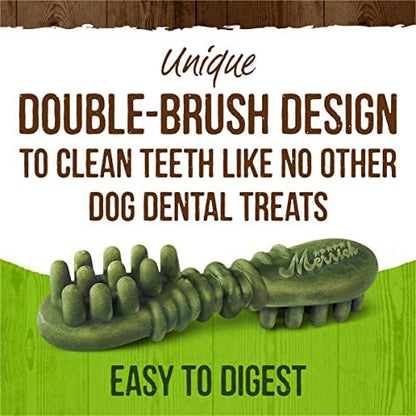 Merrick Fresh Kisses Natural Dental Chews Infused With Coconut And Botanical Oils For Small Dogs 15-25 Lbs - 36 ct. Box