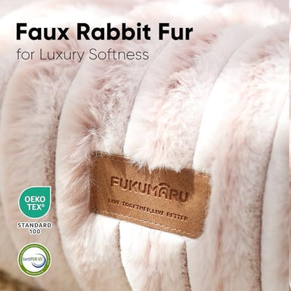 FUKUMARU Small Dog Bed, 25" Orthopedic Dog Bed for Puppies, Donut Cat Beds