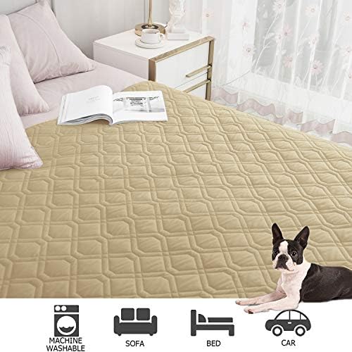 Ameritex Waterproof Dog Bed Blankets Cover for Bed Couch Sofa Reversible
