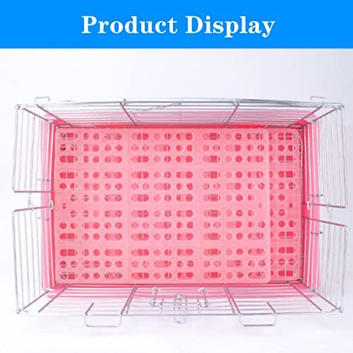 Lyellfe 12 Pack Plastic Rabbit Cage Mat with Snap Joint