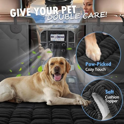 Dog Bed for Car Back Seat, Non-Slip Backseat Pet Mat XL, 59”X27.5”