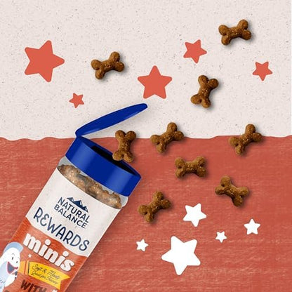 Natural Balance Rewards Minis, Training Treats for Dogs, Salmon, 5.3 oz