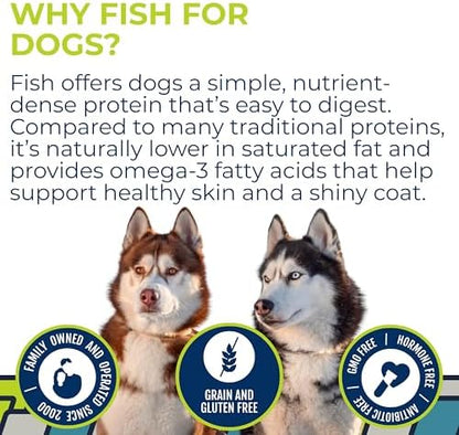 Momentum Carnivore Nutrition Long Cod Dog Chews – Single Ingredient Icelandic Cod Skin Treats – Natural Dental Support, High-Protein Fish Chews - 4.2 oz Bag
