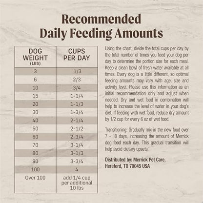 Merrick Healthy Grains Adult Dry Dog Food, Beef and Brown Rice, 33 lb Bag