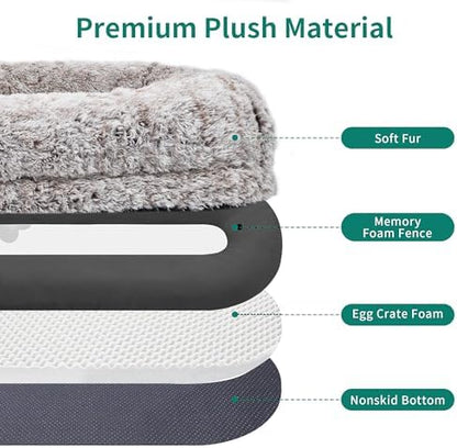 YITAHOME 79"x43" Dog Bed with Blanket and Pillow