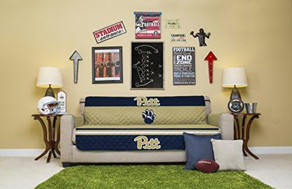 Pegasus Sports NCAA Microfiber Furniture Protector Cover with Elastic Straps