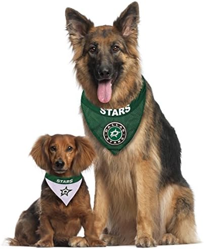NHL DALLAS STARS BANDANA for DOGS & CATS, Small/Medium. - Cute & Stylish Bandana! The Perfect HOCKEY FAN Scarf Bandana, great for Birthdays or any Party!