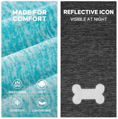 KYEESE 2Pack Dog Shirt for Small Dogs Sun Protection Tank Top with Sleeves