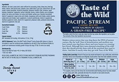 Taste of the Wild Pacific Stream Wet Food Salmon in Gravy 13.2oz Case of 12