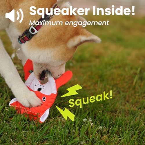 PAWSPIK 2-in-1 Flying Disc & Tug-of-War Dog Toy, Sleepy Sloth