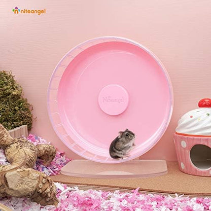 Niteangel Super-Silent Hamster Exercise Wheels: Quiet 10 inch Running Wheel