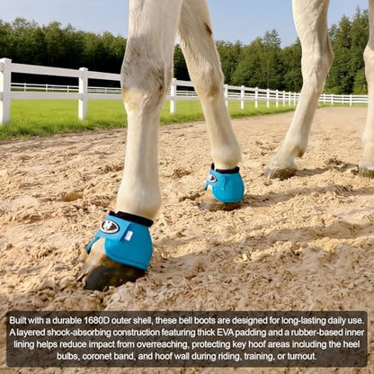 Horse Bell Boots for Outdoor Sports (Pacific, M)