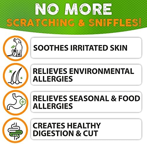 Dog Allergy Relief Chews - Itch Relief & Seasonal Allergy Support