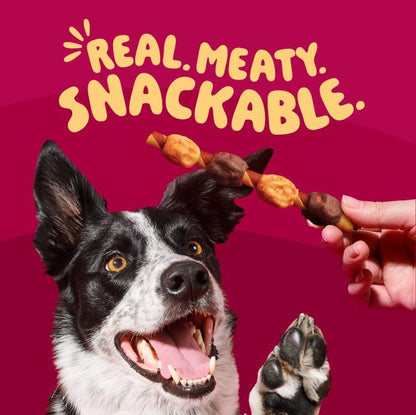 Oinkies Hearty Kabobs Rawhide‑Free Dog Treats, 36 Count