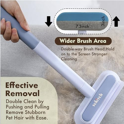 Dog & Cat Hair Remover for Couch, Reusable Lint Brush for Furniture