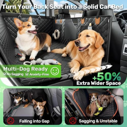 Zanch Hard Bottom Dog Seat Cover for Trucks, 28.5" XL Back Seat Extender