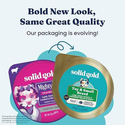 Solid Gold Small Breed Lamb Wet Dog Food Topper, Adult & Puppies, 12ct