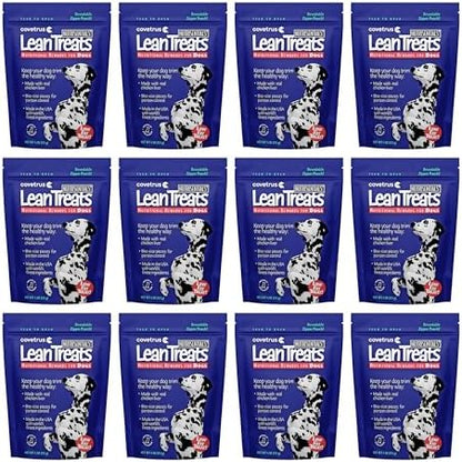 Covetrus Nutrisential Lean Treats for Dogs - Small, Medium & Large Dogs (K9) - Nutritional Low Fat, Bite-Size - Soft Chicken Flavor - 12 Pack - 4oz