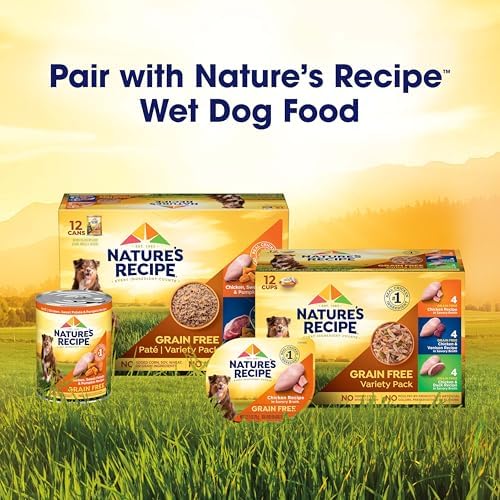 Nature's Recipe Grain Free Salmon Dry Dog Food, 34 lb. Bag