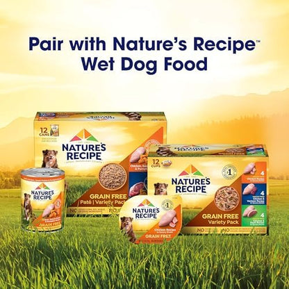 Nature's Recipe Grain Free Salmon Dry Dog Food, 34 lb. Bag