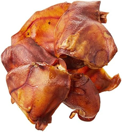Amazon Brand – Wonder Bound Whole Pig Ears Dog Treats, Pork, 6 ounce, 6 Count (Pack of 1)