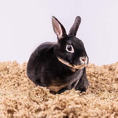 PETSPICK Uber Soft Paper Pet Bedding for Small Animals, Natural, 28L