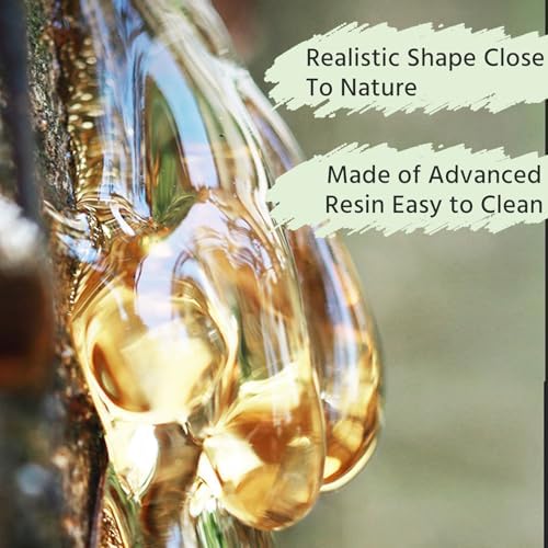 Resin Reptile Hideout Cave,Natural Habitat Decor for Bearded Dragon, Leopard Gecko, Lizards & Turtles,Terrarium Tank Accessories,A - Large