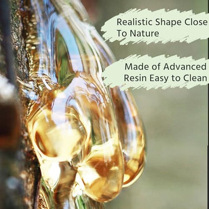 Resin Reptile Hideout Cave,Natural Habitat Decor for Bearded Dragon, Leopard Gecko, Lizards & Turtles,Terrarium Tank Accessories,A - Large