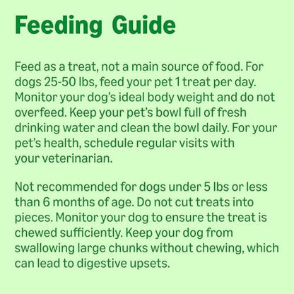 Amazon Basics Dental Dog Treats to Help Clean Teeth & Freshen Breath for Medium Dogs, Unflavored, Per Pack: 36 Count, 2.25 pounds (Previously Wag)