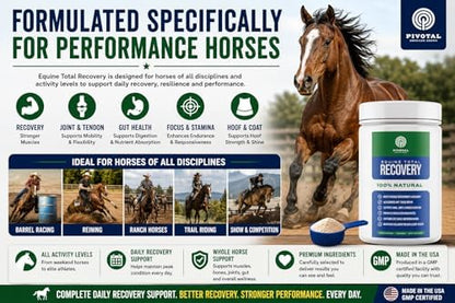 Pivotal Feeds Equine Total Recovery Supplement, 100 Servings