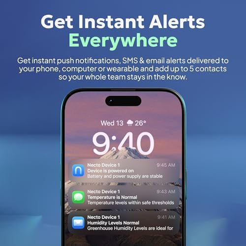 Cellular Temperature Monitor, Power Outage Alarm & Humidity Sensor