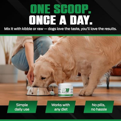 K10 Amino Acids for Dogs, All-in-One Dog Supplement, 30 Servings/Tub