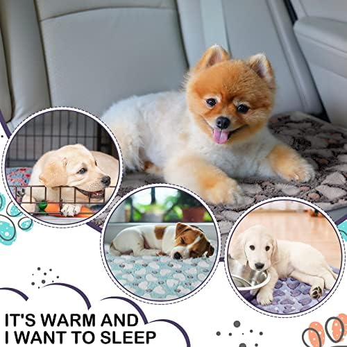 Reginary 4 Pcs Guinea Pig Fleece Cage Liners, Heart Pattern, 24 x 16 Inch