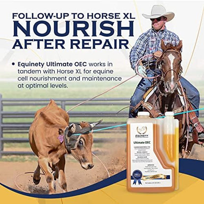 Equinety Ultimate OEC Horse Oil for Coat, Hoof & Joint Support, 64 fl. oz.