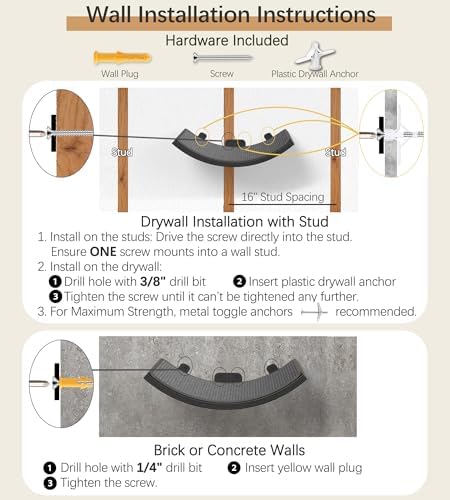 Gray Cat Wall Shelf with Grey Sisal Mat, Curved Cat Bed for Scratching and Resting, Wall Mounted Hammock for Large Cats