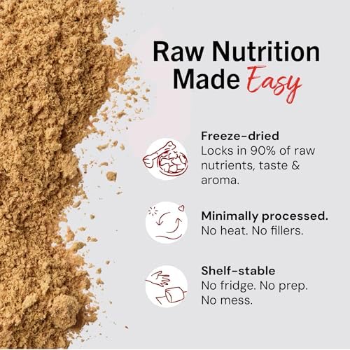 Stella & Chewy's Freeze-Dried Raw Marie's Magical Dinner Dust - Premium Bacon Dog Food Topper with Organic Fruits & Vegetables - Perfect for Picky Eaters - 7oz