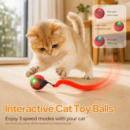 2026 Interactive Cat Toys with Bird Sounds & 3 Modes for Indoor Cats Play