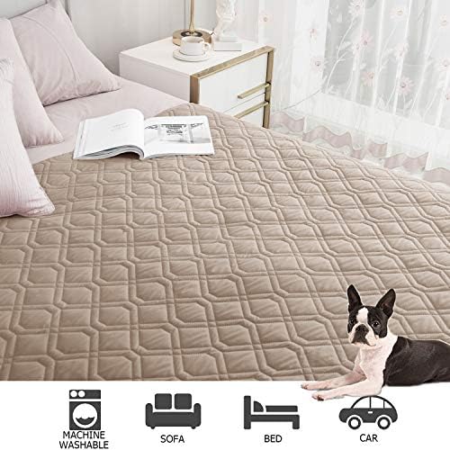 Ameritex Waterproof Blanket Reversible Dog Bed Cover Pet Blanket for Furniture Bed Couch Sofa