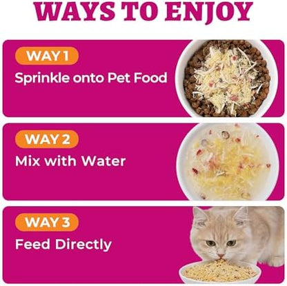Wellix Freeze Dried Cat & Dog Treats with 3 Berries, 7.05oz