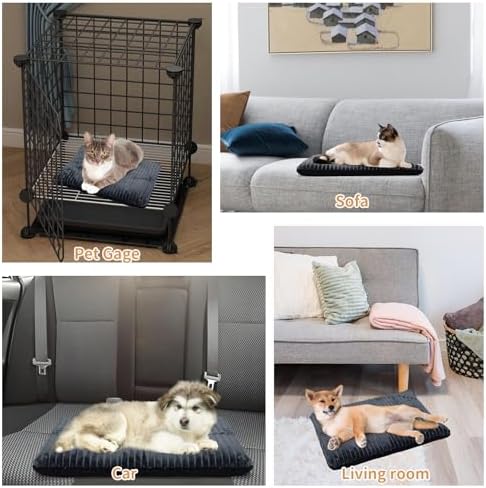 Self-Warming Cat Bed Pad, 4-Pack 22 * 16 inch Self-Heating Cat Bed Mat Thermal Blanket for Indoor Cats & Dogs