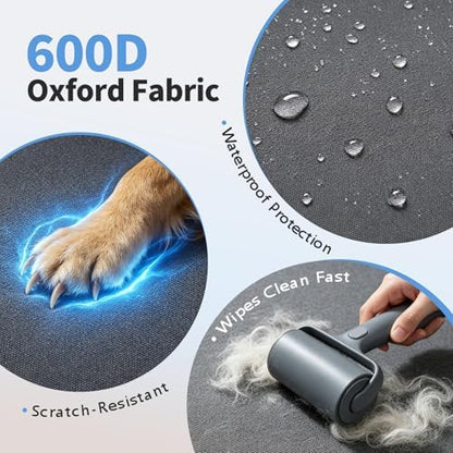 Backseat Dog Bed, Dog Bed for Car Back Seat, Fits Back Seat Extenders