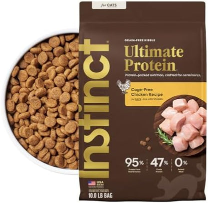 Instinct Ultimate Protein Grain Free Cage Free Chicken Recipe Natural Dry Cat Food, 10 lb. Bag