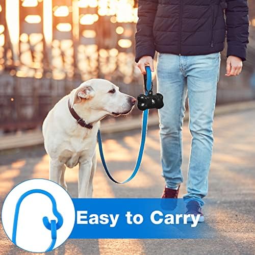 Teling 3000 Count Dog Poop Bags with 3 Dispensers, Blue
