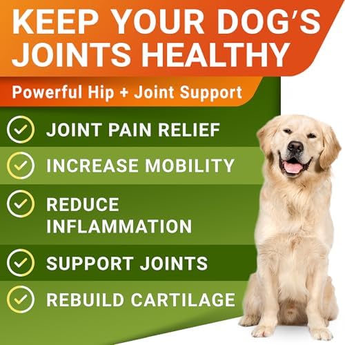 STRELLALAB Advanced Joint Hemp Chews for Dogs Mobility - Joint Supplement