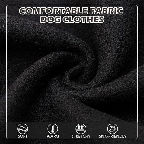 EXPAWLORER Dog Hoodies for Small Medium Large Dogs,Love DAD Black L