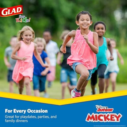 Glad for kids Disney Mickey & Friends Disposable Bowls, 12 Oz, 40 Ct, 2-Pk