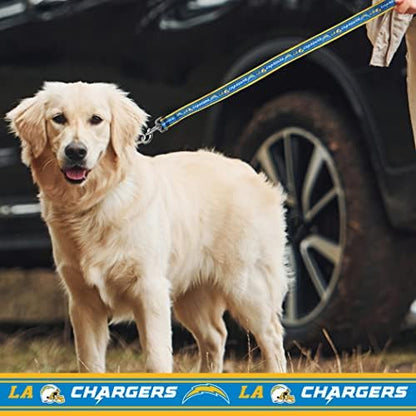 NFL PET Leash Los Angeles Chargers Dog Leash, Medium Football Team Leash for Dogs & Cats. A Shiny & Colorful Cat Leash & Dog Leash Licensed by The NFL