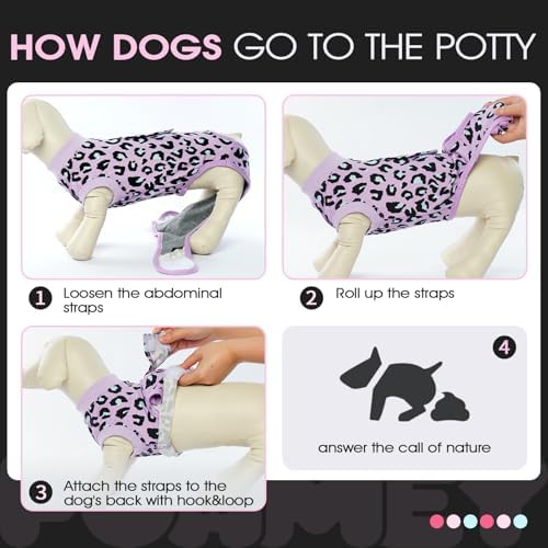 FUAMEY Dog Recovery Suit, Soft Surgical Suit for Dogs Onesie for Surgery